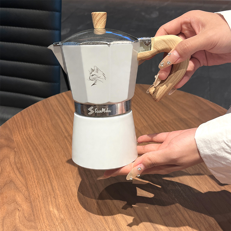 Coffee Equipment Wdt - Moka Pot 3/6 Cup - Pembuat