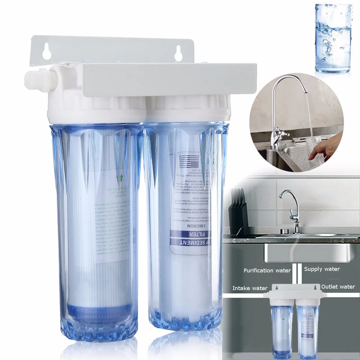 Water Filter Cartridge - Filter Air Keran Dapur Rumah Tangga