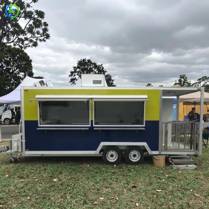 Outdoor Coffee Equipment - Gerobak Makanan Mini Kustom untuk Katering