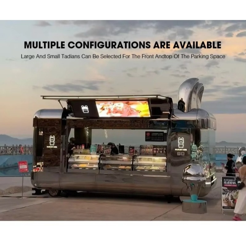 Outdoor Coffee Equipment - Gerobak Makanan Lengkap, Truk Makanan Mobile