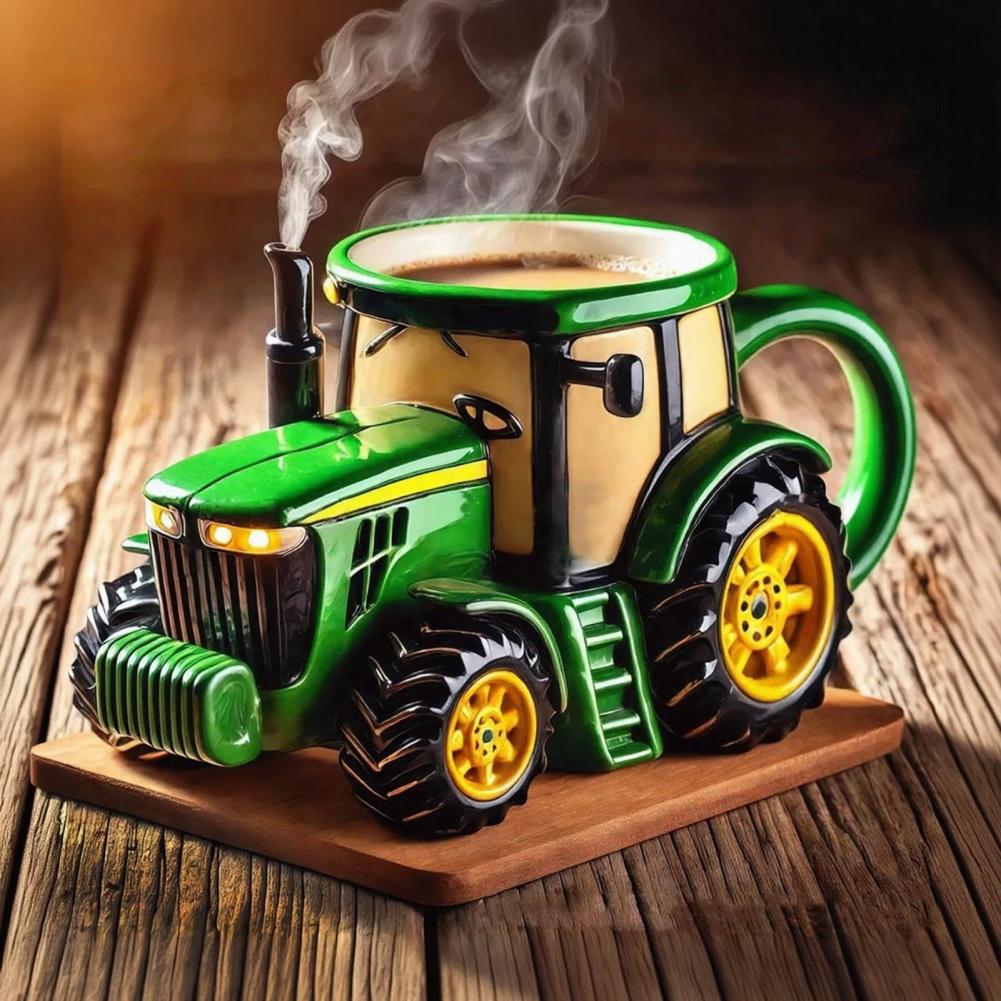 Coffee Equipment Gift - Mug Kopi Traktor Buatan Tangan 11