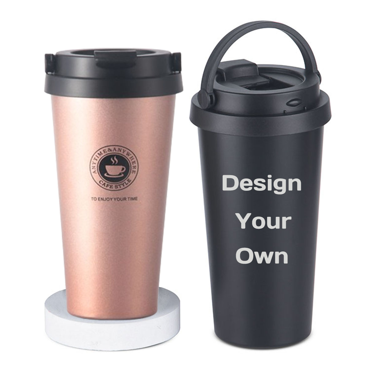 Coffee Equipment Gift - Mug Kopi Perjalanan Terisolasi 16 oz,