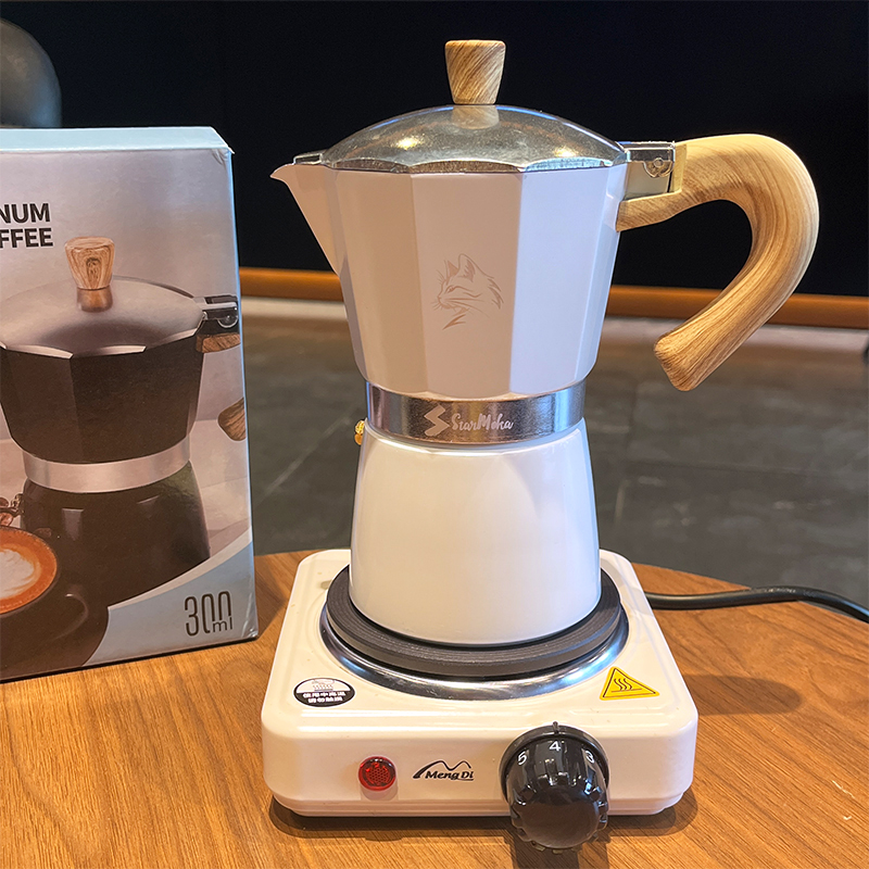 Moka Pot 3/6 Cup - Pembuat Esp - Coffee Equipment Wdt ulasan dan harga