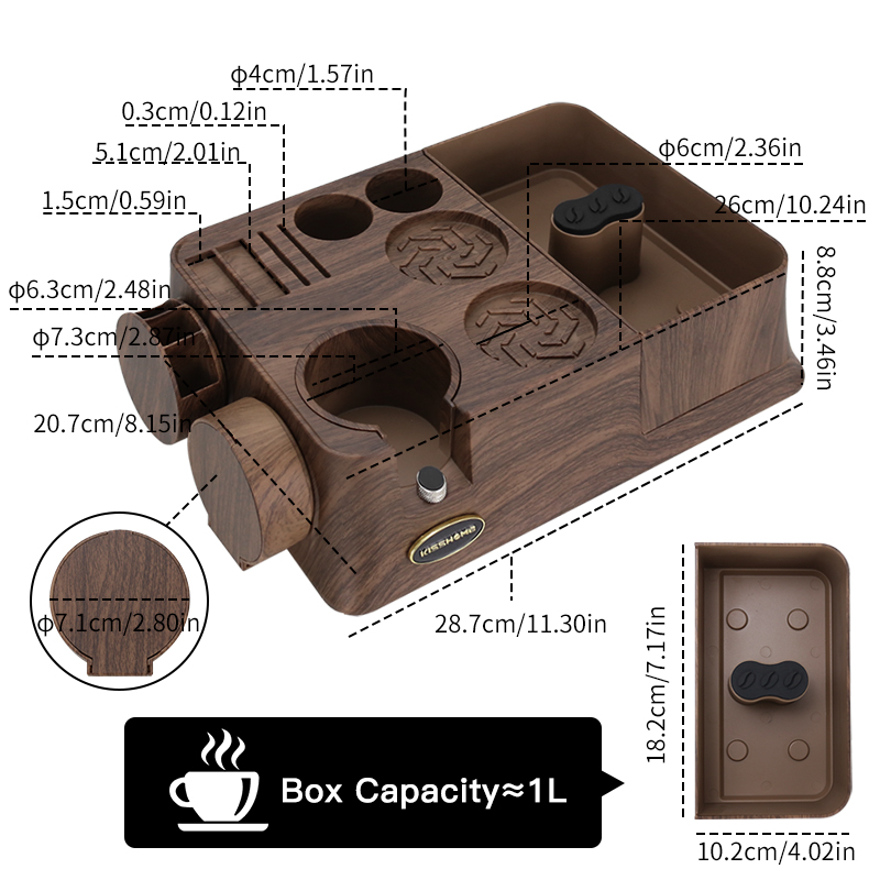KISSHOME Espresso Tamper Stati - Portafilter 58Mm ulasan dan harga