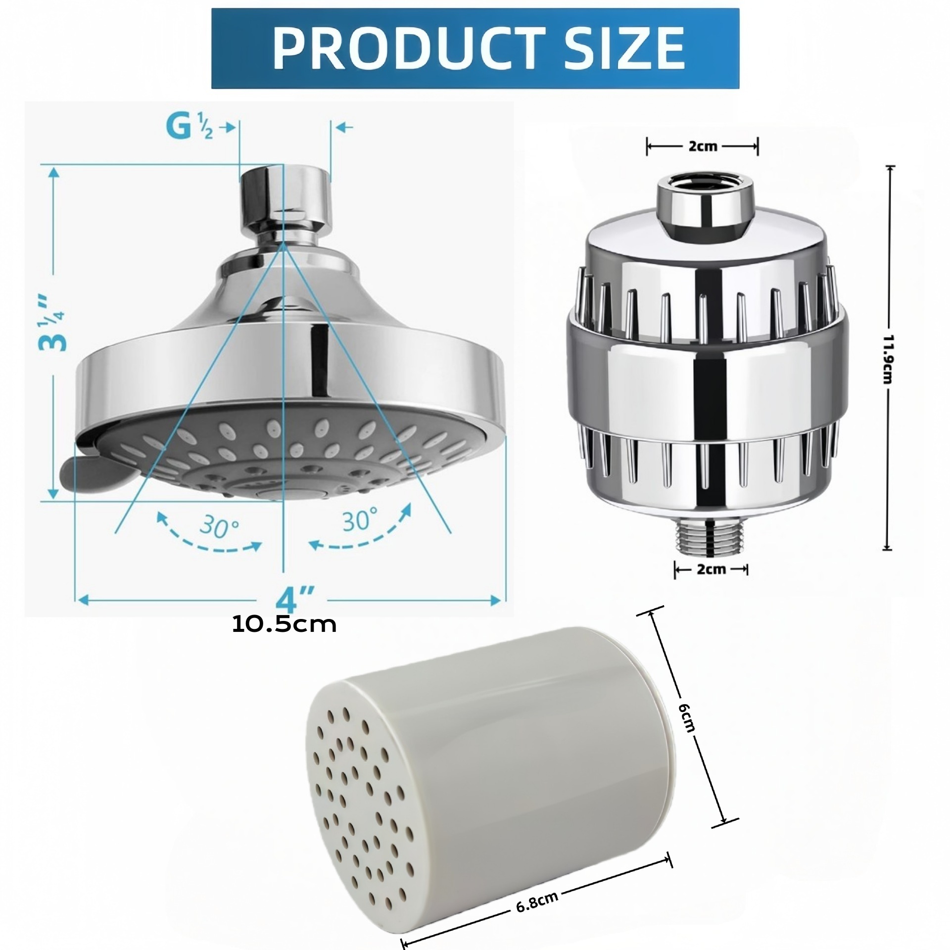 Filter Air Keras 15/20/25/30 L - Water Filter Cartridge ulasan dan harga