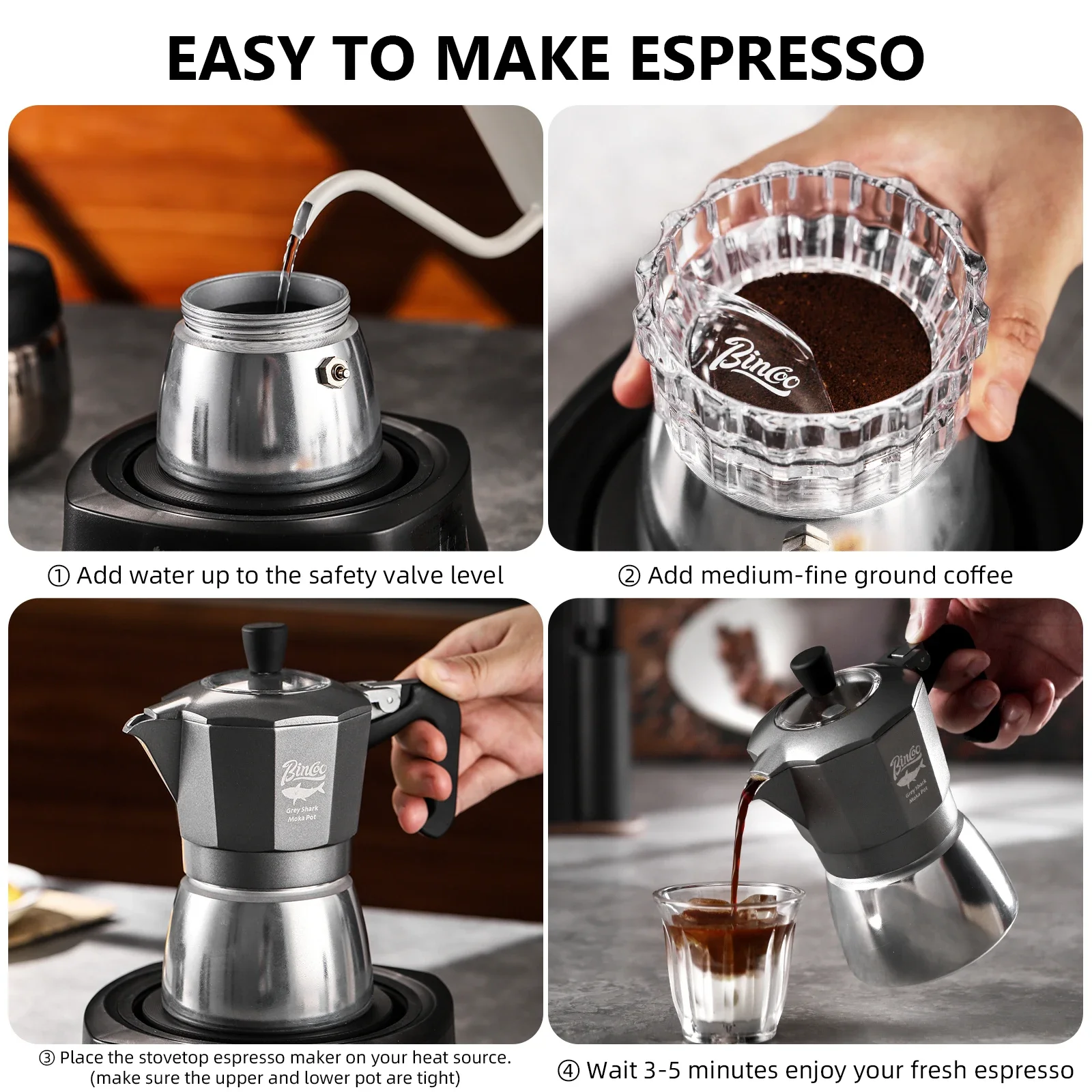Bincoo 2 Cangkir Double Valve  - Coffee Equipment Wdt ulasan dan harga