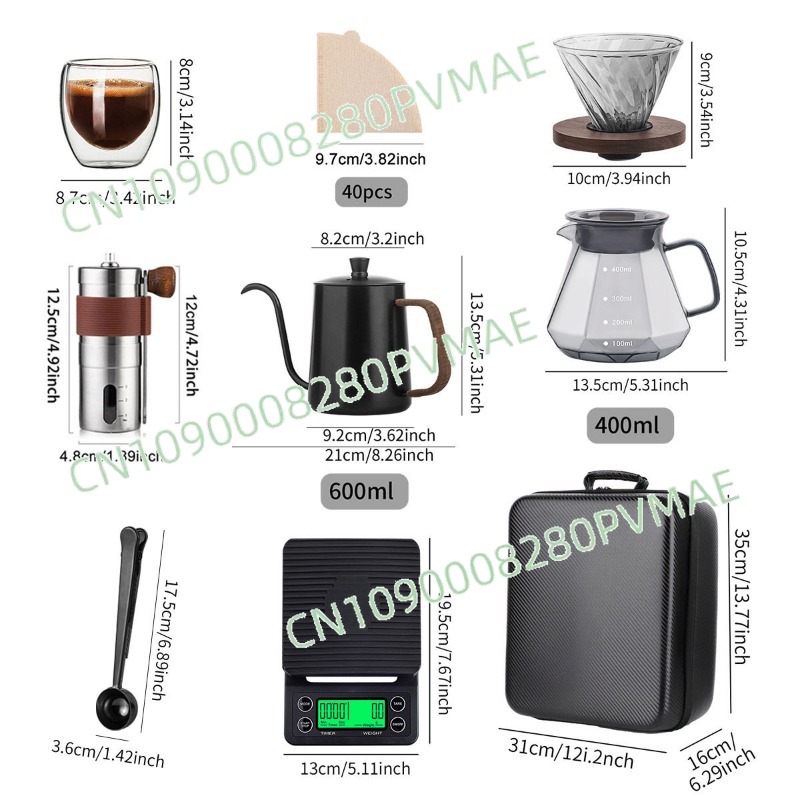Set kopi tuang tangan untuk be - Coffee Equipment Gift ulasan dan harga