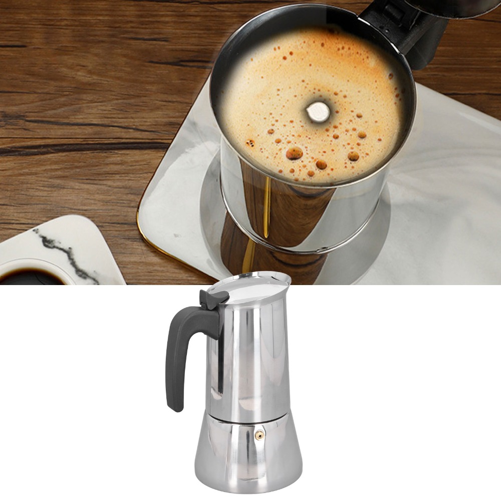 Panci Moka Stainless Steel Kap - Coffee Equipment Wdt ulasan dan harga