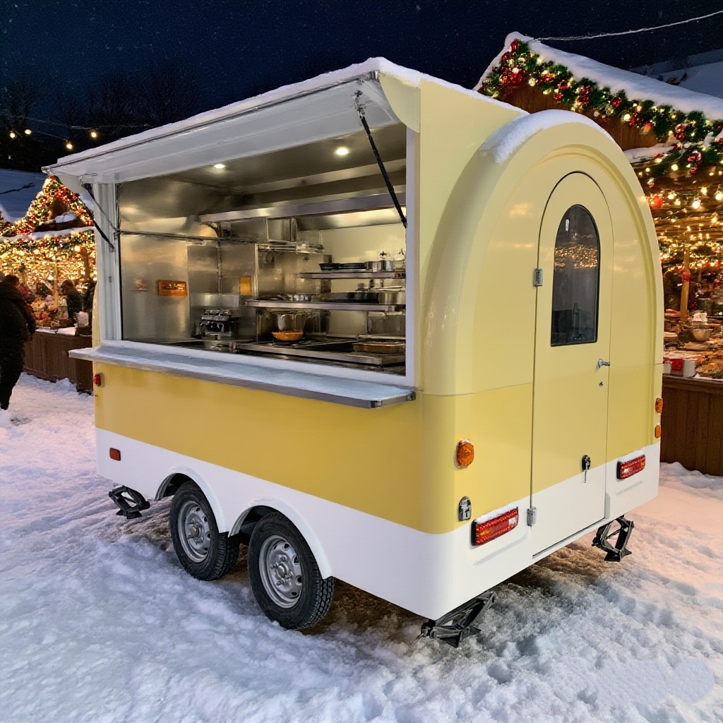 Gerobak Makanan Mobile Outdoor - Outdoor Coffee Equipment ulasan dan harga