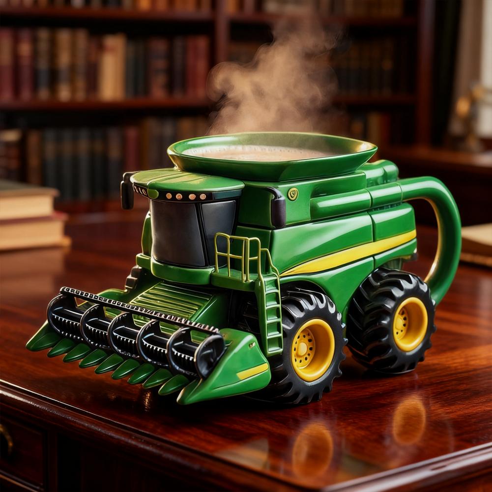 Mug Kopi Traktor Buatan Tangan - Coffee Equipment Gift ulasan dan harga