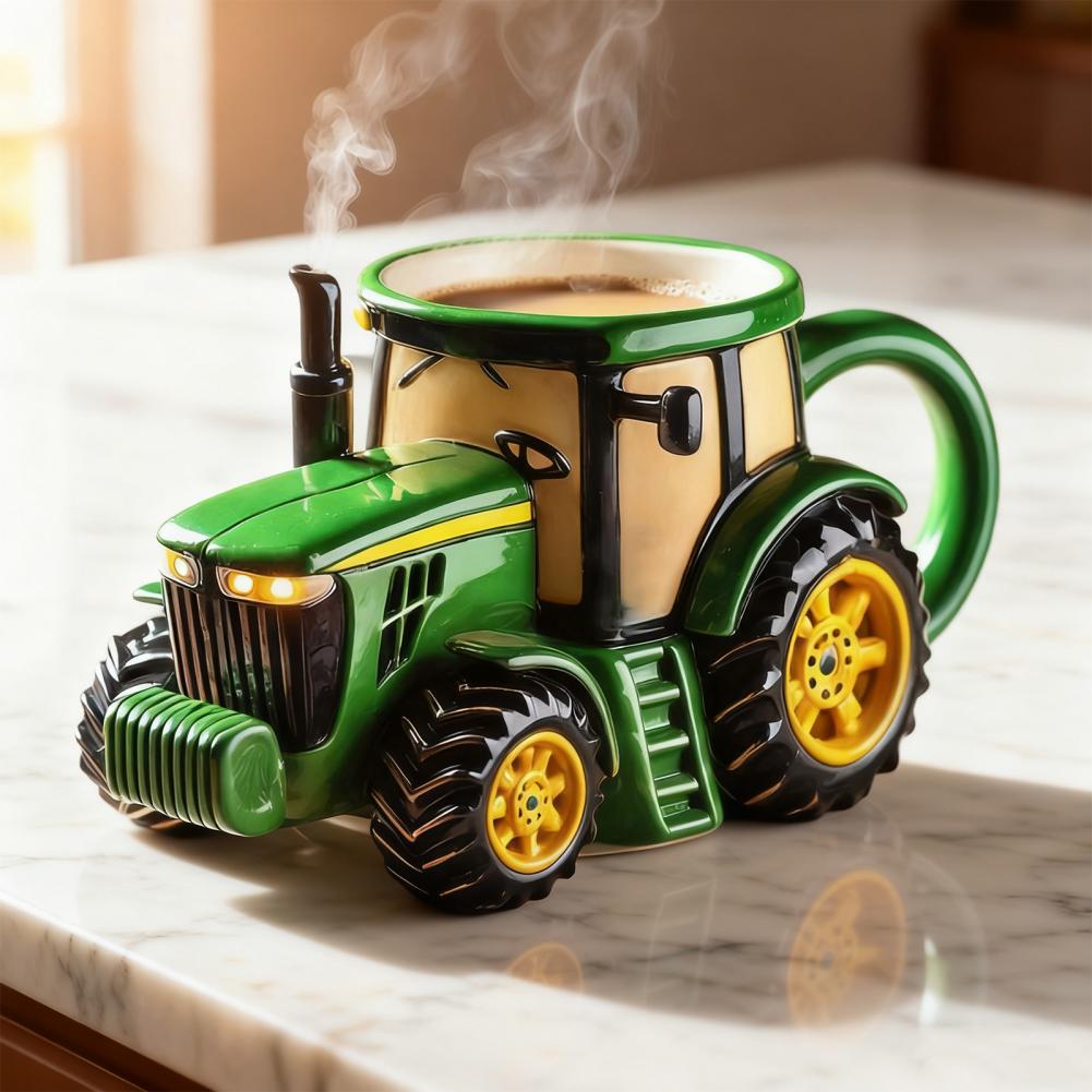 Mug Kopi Traktor Buatan Tangan - Coffee Equipment Gift ulasan dan harga
