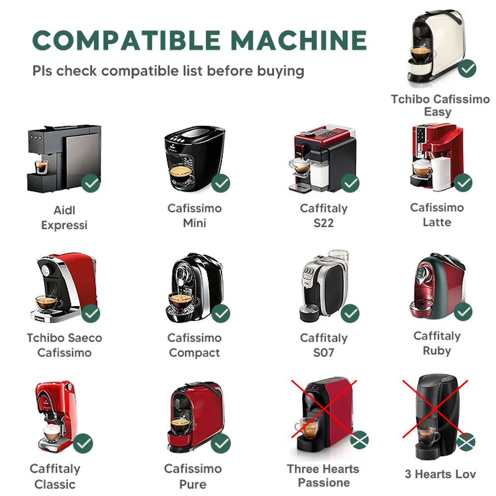 Untuk 3 hati Tchibo Cafissimo  - Coffee Equipment Wdt ulasan dan harga